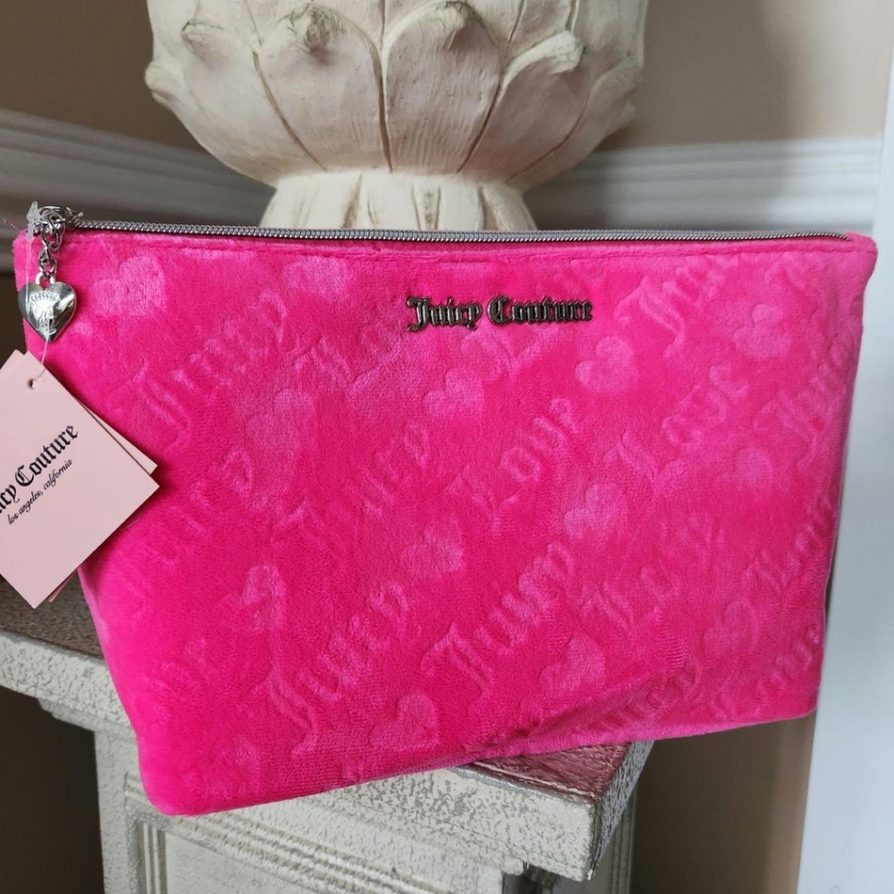 Juicy Couture Pink Love Pouch/Makeup Bag